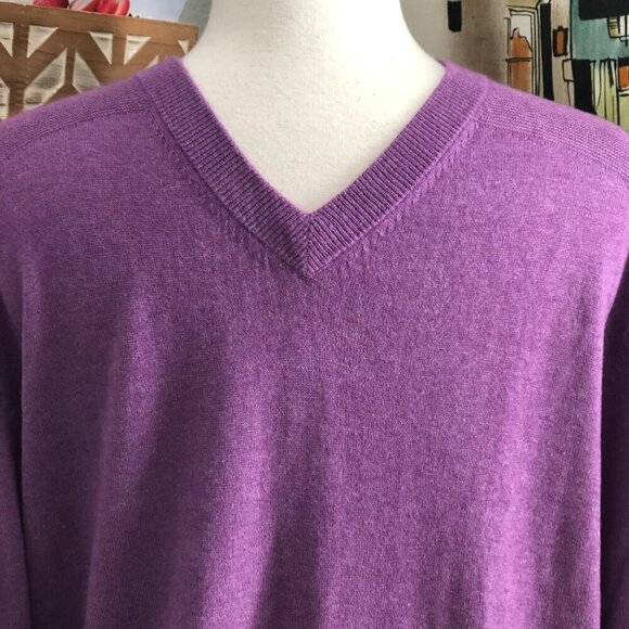 John W. Nordstrom Cashmere Cotton Sweater - Picture 3 of 7
